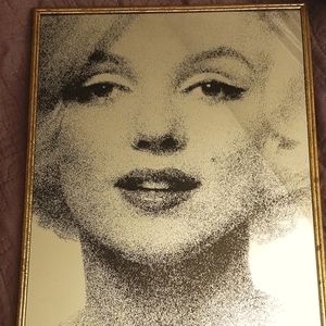 Vintage Mirror (circa 1970's) Marilyn Monroe